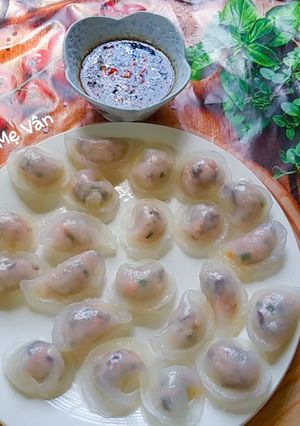 Hình của món Bánh há cảo nhân thịt.