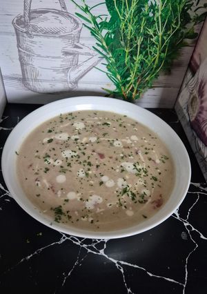 Une photo de Velouté d'endives aux lardons version gastronomique au Cookeo infinity 😃