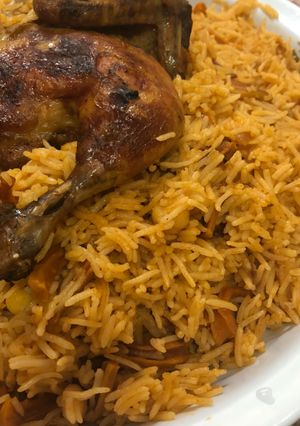 صورة لوصفة رز بخاري 😋
