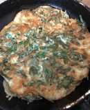 Bánh mỳ trứng lá ngải ăn sáng 5 phút