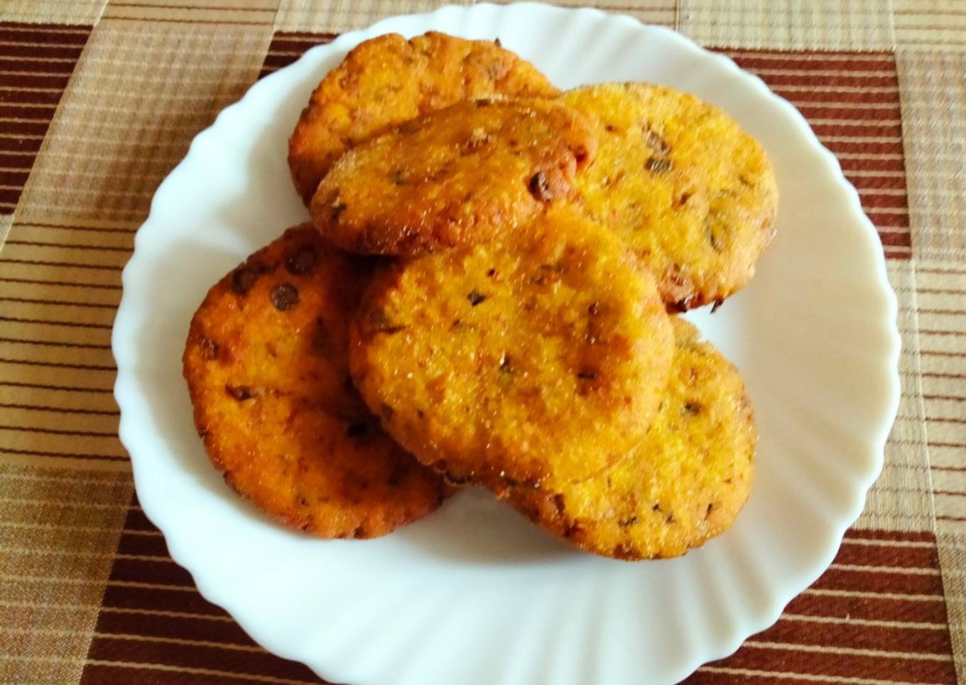 Vegetables and Makki ke atte ki kachori