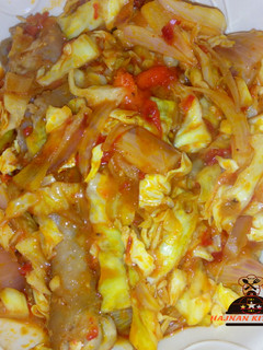 A picture of Cabbage sauce.
