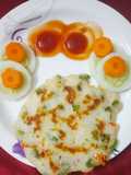 Vegetables crispy Semolina pancakes