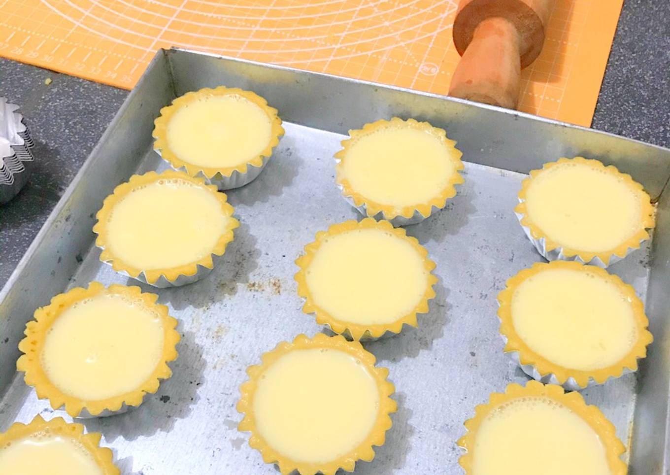 Pie susu mudah dan enak