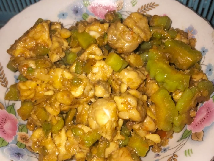 Langkah Gampang Membuat Resep Tumis tempe pare anti pahit yang Bikin Ngiler Anti Ribet, Lezat Sekali