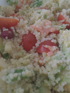 Una foto de Ensalada de sémola de couscous