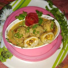 A picture of Bread kofta korma.
