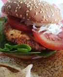 Hamburguesas de pollo🍔🐥