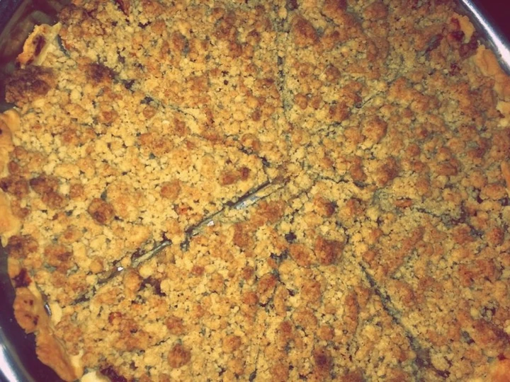 Recipe Crumble Apple Pie which So Delicious