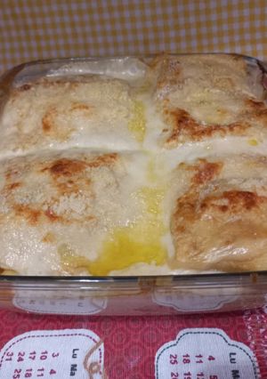Foto di Crespelle salate (con ripieno a piacere) al forno gratinate