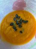 Crema rápida de boniato y zanahoria sin lácteos