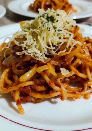 Foto resep Spaghetti Bolognese Kornet