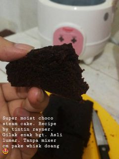 Foto resep Super moist choco steam cake