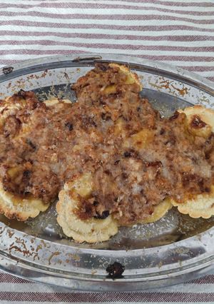 Una foto de Canelones de Pollo Rustido
