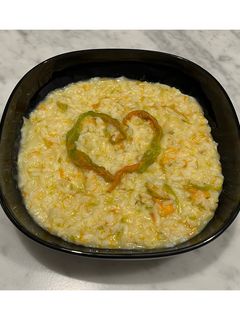 Foto di Risotto con i fiori di zucca