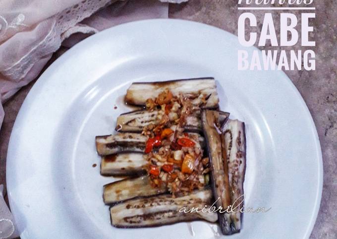 Resep Terong kukus cabe bawang Anti Gagal