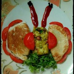 A picture of Potatoes Achari Sandwich.