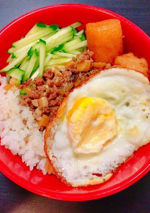 和牛絞肉做古早味台式香菇滷肉燥 的食譜成品照片