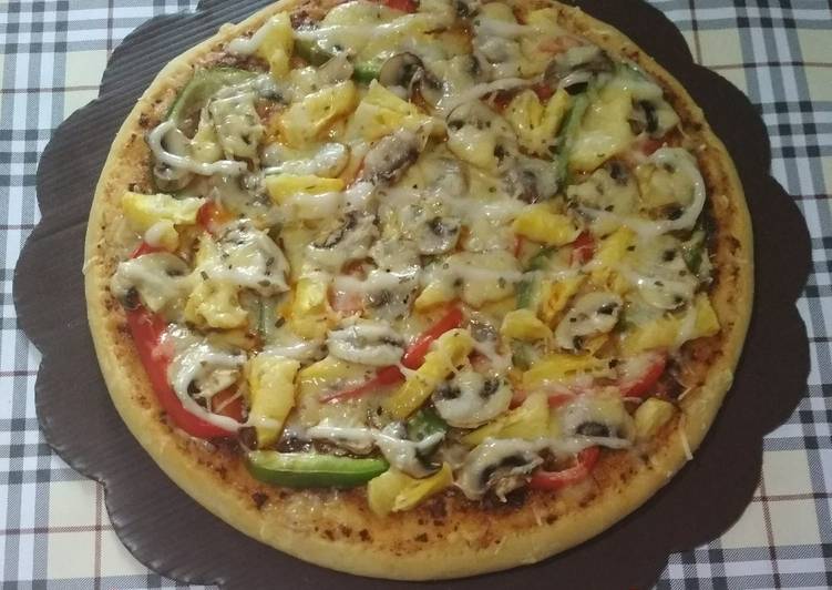 Resep Pizza Vegetarian Anti Gagal