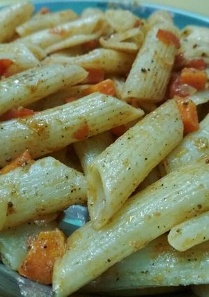 A picture of Vegetable pasta.