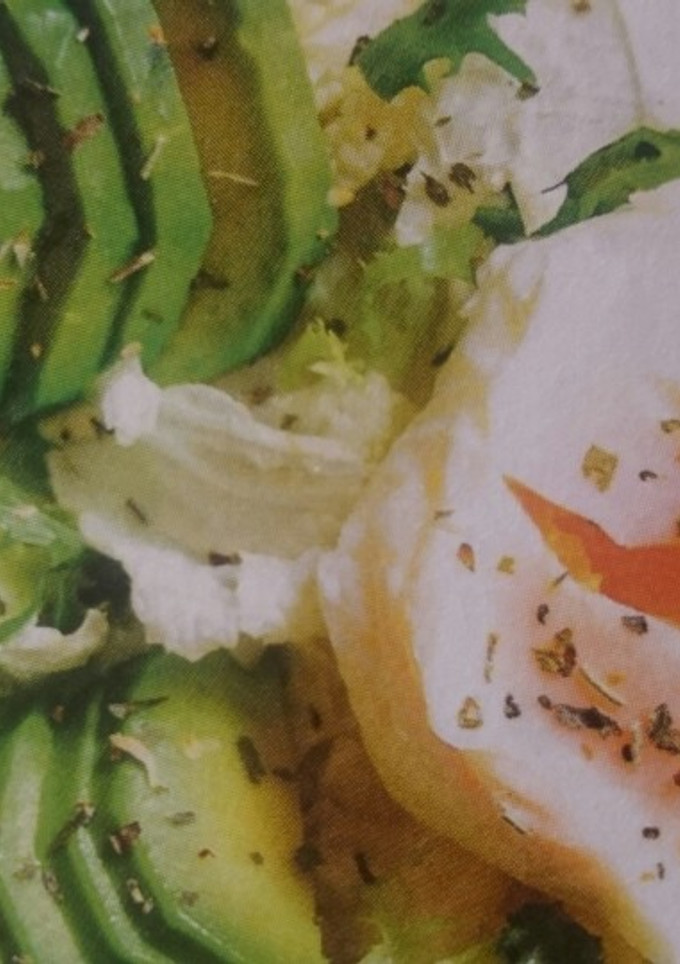 Una foto de Tortitas de aguacate huevo y avena