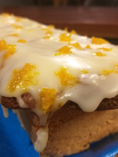 Una foto de Budín húmedo de naranjas (c/1 huevo y aceite!) Sin lactosa