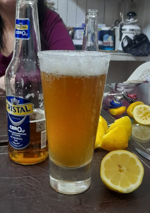 Una foto de Michelada sin alcohol