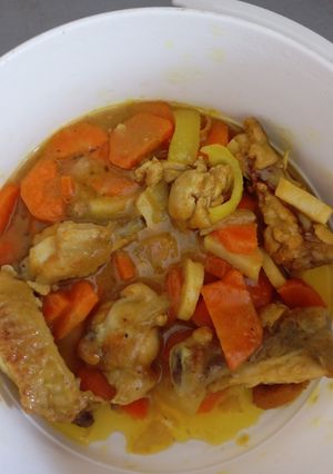 Csirkeszárny curis rangú recept fotója
