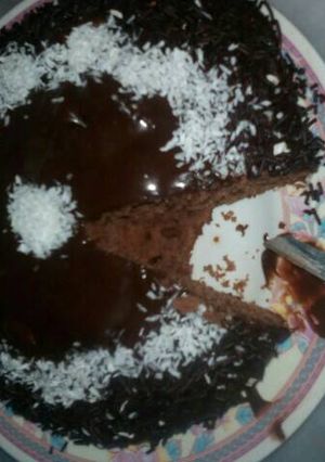 صورة لوصفة كيكه بدون فرن وببيضه واحده