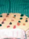 Pastel de fruta cristalizada