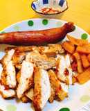 Ức gà nướng xả ớt