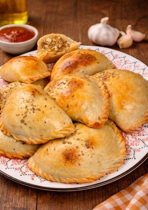 Una foto de Ricas empanadas de pollo con zanahorias