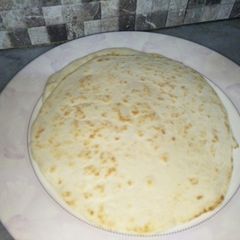 A picture of Homemade shawarma bread.