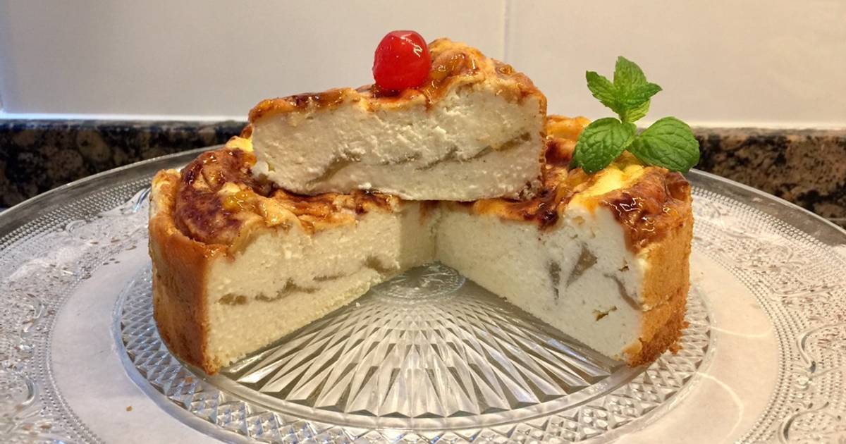 Pastel de requeson o ricotta y manzana Receta de javilowin@gmail.com ...