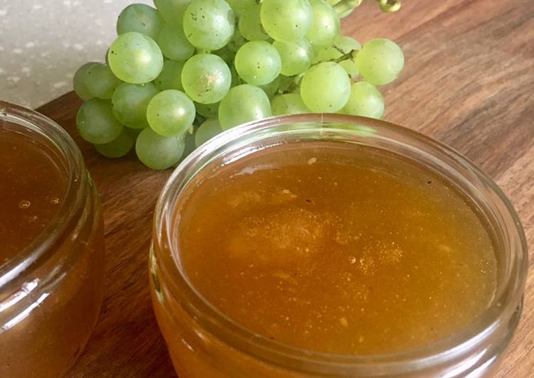 Easiest Way to Make Homemade Green Grape Vine Jam