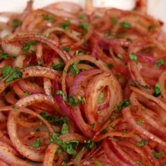 A picture of Lacha Onion salad.