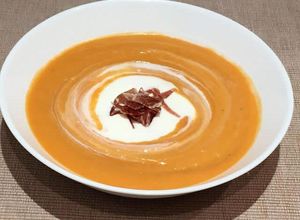 Una foto de Crema de moniato amb quefir 🍠
