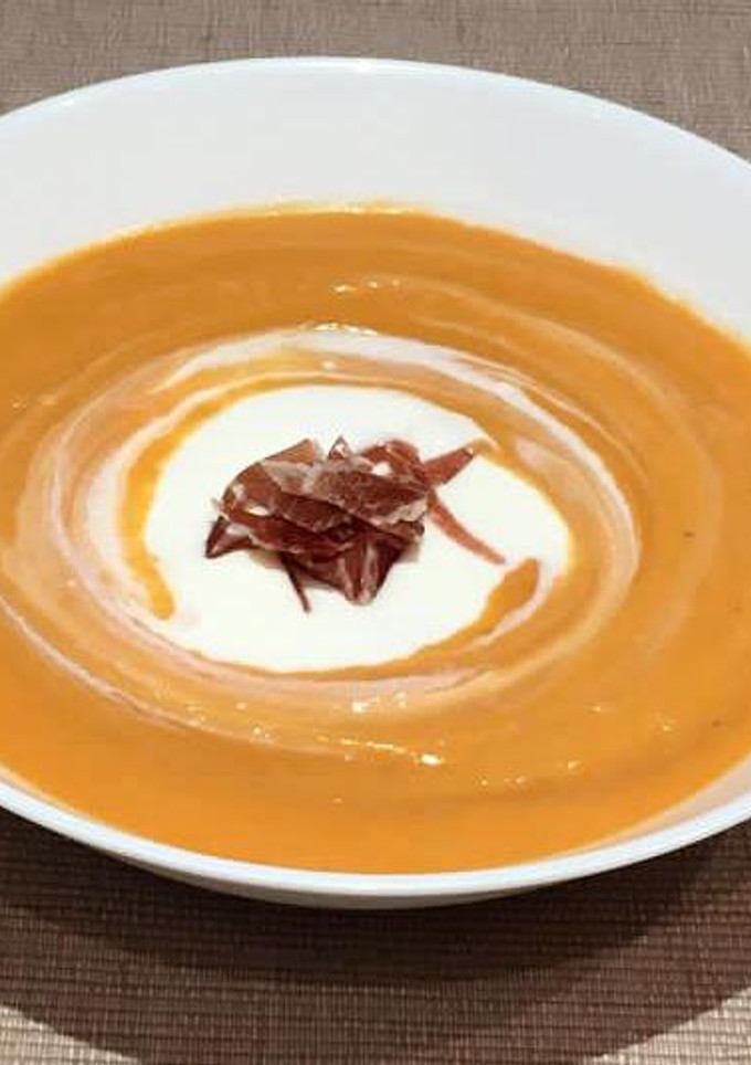 Una foto de Crema de moniato amb quefir 🍠