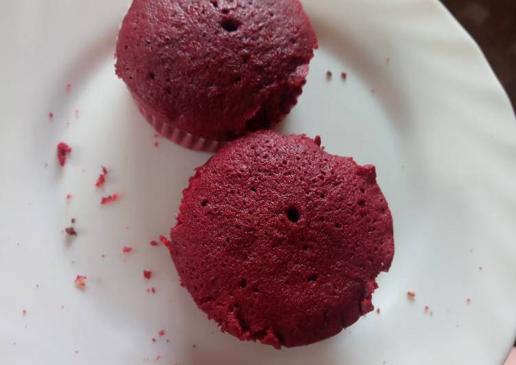 Easiest Way to Make Super Quick Homemade Red velvet cupcakes