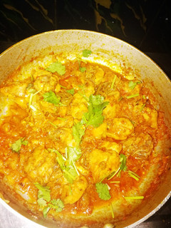 A picture of Spicy Andhra Chicken Curry #FIHRCookPadContest.