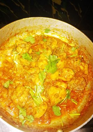 A picture of Spicy Andhra Chicken Curry #FIHRCookPadContest.