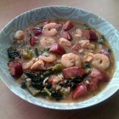 A picture of Vickys Gumbo, GF DF EF SF NF.