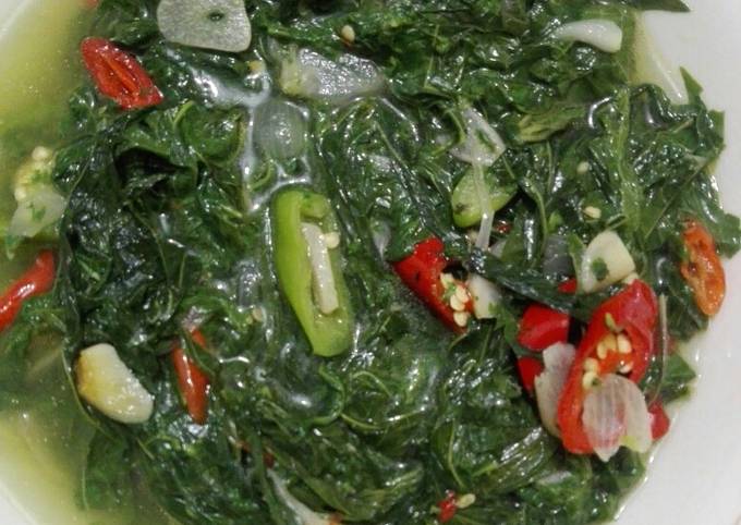 Wajib coba! Resep bikin Tumis daun ubi yang lezat