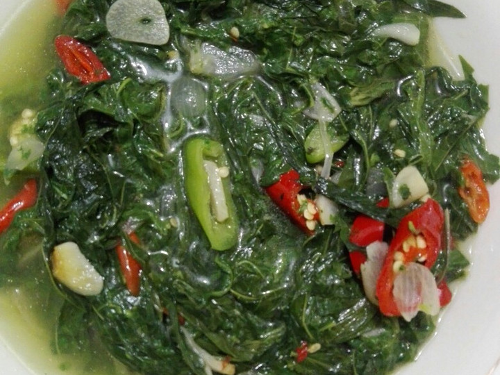 Wajib coba! Resep bikin Tumis daun ubi yang lezat