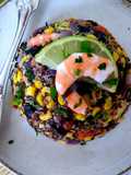 Quinoa and Corn Salad with Grilled Vegetables