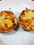Canastas de pollo y mozzarela