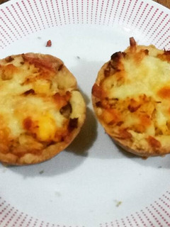 Una foto de Canastas de pollo y mozzarela