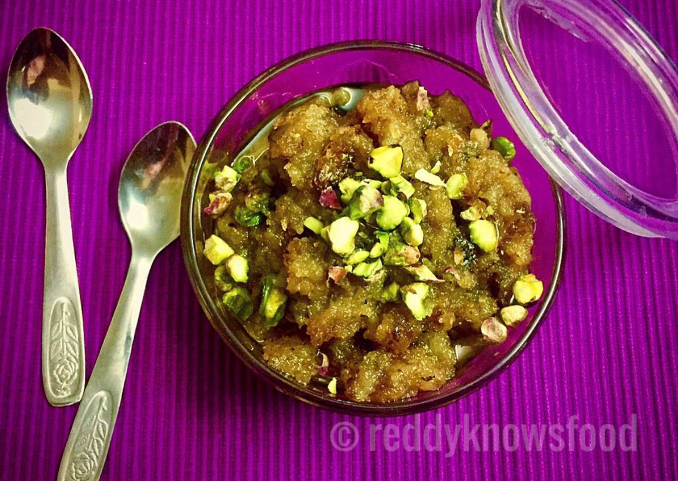 Bread dry fruits Halwa