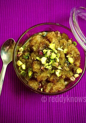 A picture of Bread dry fruits Halwa.
