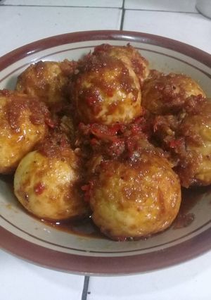 Foto resep Telur Balado Pedas Manis